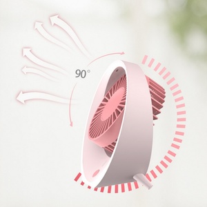 Ventilador de Escritorio Recargable Portátil Súper Silencioso con Ajuste de 360 Grados, Imprescindible para el Verano, con Ajuste de Velocidad del Viento para Uso en el Hogar y el Automóvil - Product Image 5