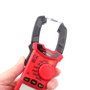 Sound and Light Alarm Digital Clamp Meter Manual range AC/DC voltage clamp meter