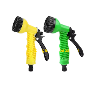 Buses de <span class=keywords><strong>tuyau</strong></span> haute pression pour jardin et lavage de voiture, accessoires, pistolets à jet à 7 motifs avec adaptateurs de <span class=keywords><strong>tuyau</strong></span> en plastique - Product Image 1