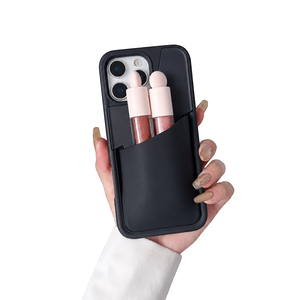Casing Ponsel dengan Kantong Minimalis Silikon Anti Benturan untuk iPhone - Product Image 4