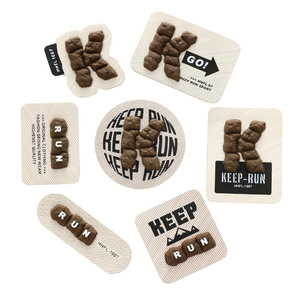 Écussons en cuir PU personnalisés avec logo de marque en relief pour jeans, patchs en cuir métallique à coudre pour étiquettes en cuir - Product Image 3