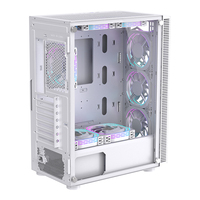 Lovingcool Nouvellement Haute Qualité Gamer PC Ordinateur De Bureau Gaming ATX Ordinateur CPU Cas Cadre Châssis Pleine Tour Côté Verre Cabinet