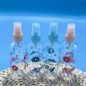 Botella de Spray Cosmética Impresa de 100 ml, Botella de Spray PET Transparente/Pulverizador Pequeño/Dispensador/Botella de Spray, Tienda 2 Yuan - Product Image 1
