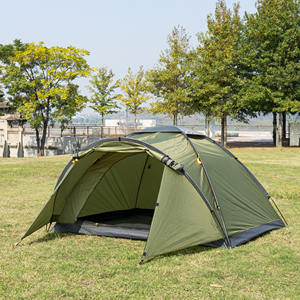 Tente de <span class=keywords><strong>camping</strong></span> monocouche 5-6 personnes avec porche extensible, imperméable, pour randonnée en famille, disponible en version OEM personnalisée - Offre Spéciale - Product Image 1