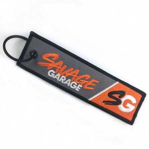 Cheap Gift Key Chain Personalized Embroidery Patch Tag Promotional - Product Image 6