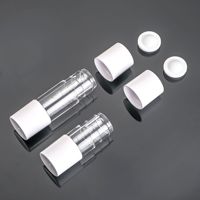 Flacon compte-gouttes à pression 10ml 15ml, flacon vide en plastique pour crème contour des yeux et lotion, contenant portable pour cosmétiques