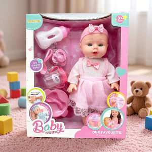 Muñeca Adorable con Ropa Rosa, Biberón, Chupón y Accesorios, Juguete para Niñas de 3+ Años - Product Image 1