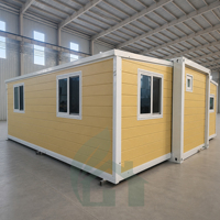 Maison préfabriquée modulaire extensible de luxe 20 pieds 40 pieds, mini-maison, maison préfabriquée, maison conteneur extensible, maison de camping modulaire