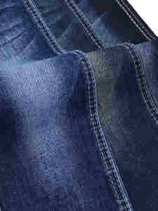 Unisex 70% bông 28% Poly 2% spandex màu xanh dệt denim vải 8S x 10S sản phẩm - Product Image 5