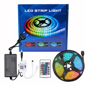BT Music IP65 Kit flexible Color impermeable RGB App Juego de cintas de iluminación 2835 RGB Tira de LED - Product Image 2
