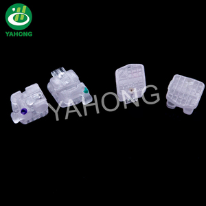 Accolades orthodontiques Yahong nouveau Design accolades dentaires en céramique auto-ligatantes - Product Image 4