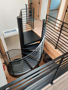 Yeni Model merdiven küpeşte-basit ve zarif, montajı kolay, siyah renk - Product Image 2