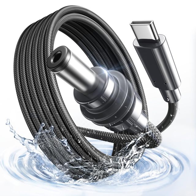 LISEN Upgraded 100W Starlink Mini Cable EMarker Chip Power Cord USBC to DC Waterproof Charging Cable for Starlink Mini Satellite