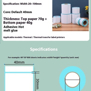 Nhà máy cung cấp trực tiếp không thấm nước dính 4x6 Nhiệt vận chuyển nhãn CuộN Scratch OFF và dầu bằng chứng cho thương mại điện tử bao bì - Product Image 6