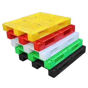 Optional Yellow Blue Cherry Black Industrial Imported Hard Plastic Pallets