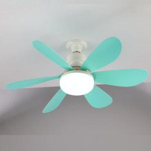 Plafonnier avec <span class=keywords><strong>ventilateur</strong></span> de 21 pouces pour salon et salle de bain, <span class=keywords><strong>ventilateur</strong></span> de <span class=keywords><strong>plafond</strong></span> à 6 pales, lustre avec <span class=keywords><strong>ventilateur</strong></span> de <span class=keywords><strong>plafond</strong></span> 40W, 3 vitesses de vent - Product Image 4