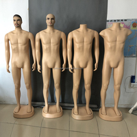 Maniquí Masculino Realista de Cuerpo Completo, Color Piel, de Plástico, con Cabeza, para Exhibición de Ropa en Tiendas de Hombre, Venta al Por Mayor de Fábrica
