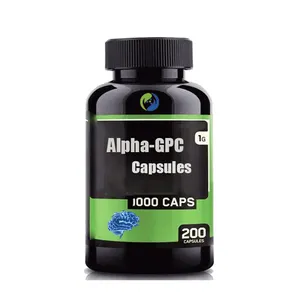 Nahrungs ergänzungs mittel Glycero phosphat 99% Alpha-GPC-Pulver Alpha-GPC-Kapseln