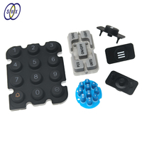Claviers en caoutchouc silicone durables, personnalisés par Singwax, avec boutons gravés au laser, étanches et conducteurs