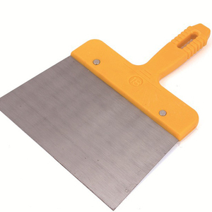 Couteau à plâtre jaune à manche large, disponible en plusieurs tailles, pour le papier peint et les outils de raclage de peinture - Product Image 5