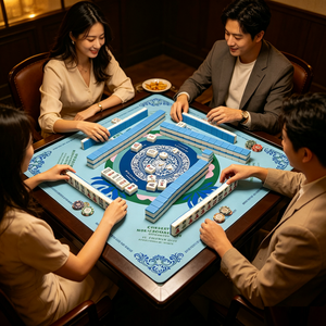 Tapis antidérapant en néoprène personnalisé imprimé en gros pour le mahjong et le poker américain - Product Image 3