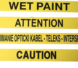 Không có chất kết dính thận trọng Băng cảnh báo Băng <span class=keywords><strong>PE</strong></span> cảnh báo Băng 25um đến 150um - Product Image 3