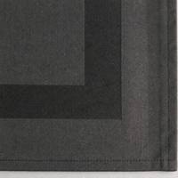 Serviette de table élégante en satin 100% coton avec bordure, tissage dobby, pour hôtel, restaurant, mariage, gris anthracite
