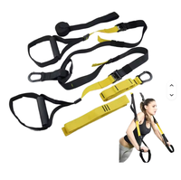 Freeman - Vente Flash : Équipement de Gymnastique, Machines de Fitness, Entraînement de Force, Ceinture d'Entraînement TRX (Ensemble) avec Bandes de Résistance