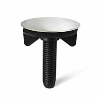 Tapa de Acero Inoxidable para Orificio de Grifo de Fregadero de Cocina, Tapón de Grifo con Buen Sellado; Colador de PP para Uso en Baños