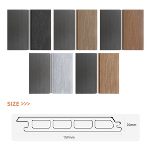 Tout nouveau revêtement de panneaux muraux WPC pour revêtement extérieur en <span class=keywords><strong>bois</strong></span> avec co-extrusion et installation simple - Product Image 4