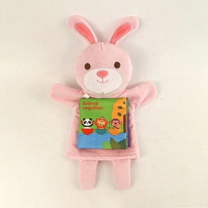 Libro Sensorial de Tela para Bebés, Lavable, Reciclable, en Inglés y Chino, con Historias, Alfabeto y Marioneta de Mano - Product Image 5