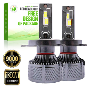 Fari LED P1B OEM ODM con Logo Personalizzato, Tutti i Modelli, 130W 9000LM, Prezzo Competitivo per Grossisti, Distributori e Rivenditori di Ricambi Auto - Product Image 1