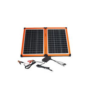 แผงโซลาร์เซลล์ โพลีคริสตัลไลน์ซิลิคอน 18V 40W แผงโซลาร์เซลล์แบบกระจก แผงโซลาร์เซลล์ไฟฟ้าพร้อมพอร์ตเอาต์พุต USB/DC - Product Image 3