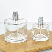 Vente en gros de flacons de parfum en verre vides de 30 ml, 50 ml, 100 ml, rechargeables, logo personnalisé, vaporisateur de parfum de luxe