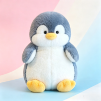 Peluche personnalisée de la série Lazy : Cochon, Renard, Raton laveur, Pingouin – Cadeau pour enfants