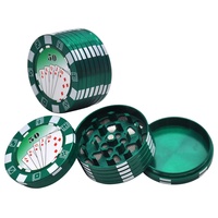 Offre Spéciale – Broyeur à Herbes 42MM 3 Couches en Alliage de Zinc, Type Jeton de Poker, pour Tabac et Herbes – Accessoires de Fumeur