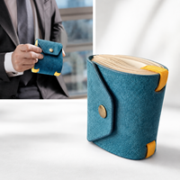 Dompet Kulit Vintage Mewah Merek Hassion, Perlindungan, Akses Uang Tunai Mudah, Kapasitas Besar, Portabel, Unisex, Dompet Unik
