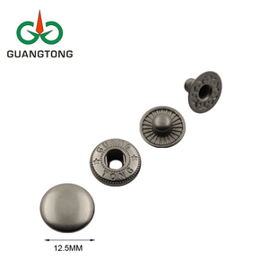 Hot Bán Matte Nickel Mạ Điện Bronze Kim Loại <span class=keywords><strong>Snap</strong></span> Nút Cho Da Vòng Đeo Tay Kim Loại Báo Chí <span class=keywords><strong>Snap</strong></span> Fastener - Product Image 4