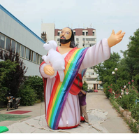 Vente flash Jésus gonflable géant pour la décoration de Pâques