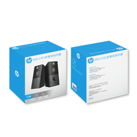Altavoz de Barra Envolvente con Cable USB Auxiliar DHS-2101 para Cine en Casa, para Computadora, con Salida de 5-10W y 2.0 Canales