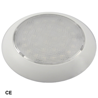 5-plastique blanc de lumière de dôme de 1/2 pouces, CE intérieur de lampe de dôme de bateau marin de caravane du profil bas rv/RoHS/PORTÉE diplômée