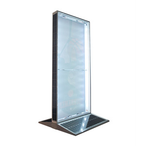 Boîte à lumière double face autoportante pour l'extérieur, nouvelle publicité rechargeable, panneau solaire pour magasin, panneau lumineux - Product Image 5