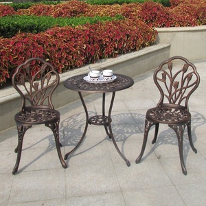 Set giardino Patio in alluminio per <span class=keywords><strong>tutte</strong></span> <span class=keywords><strong>le</strong></span> stagioni Outdoor 3 pezzi Tulip bistrot set - Product Image 5