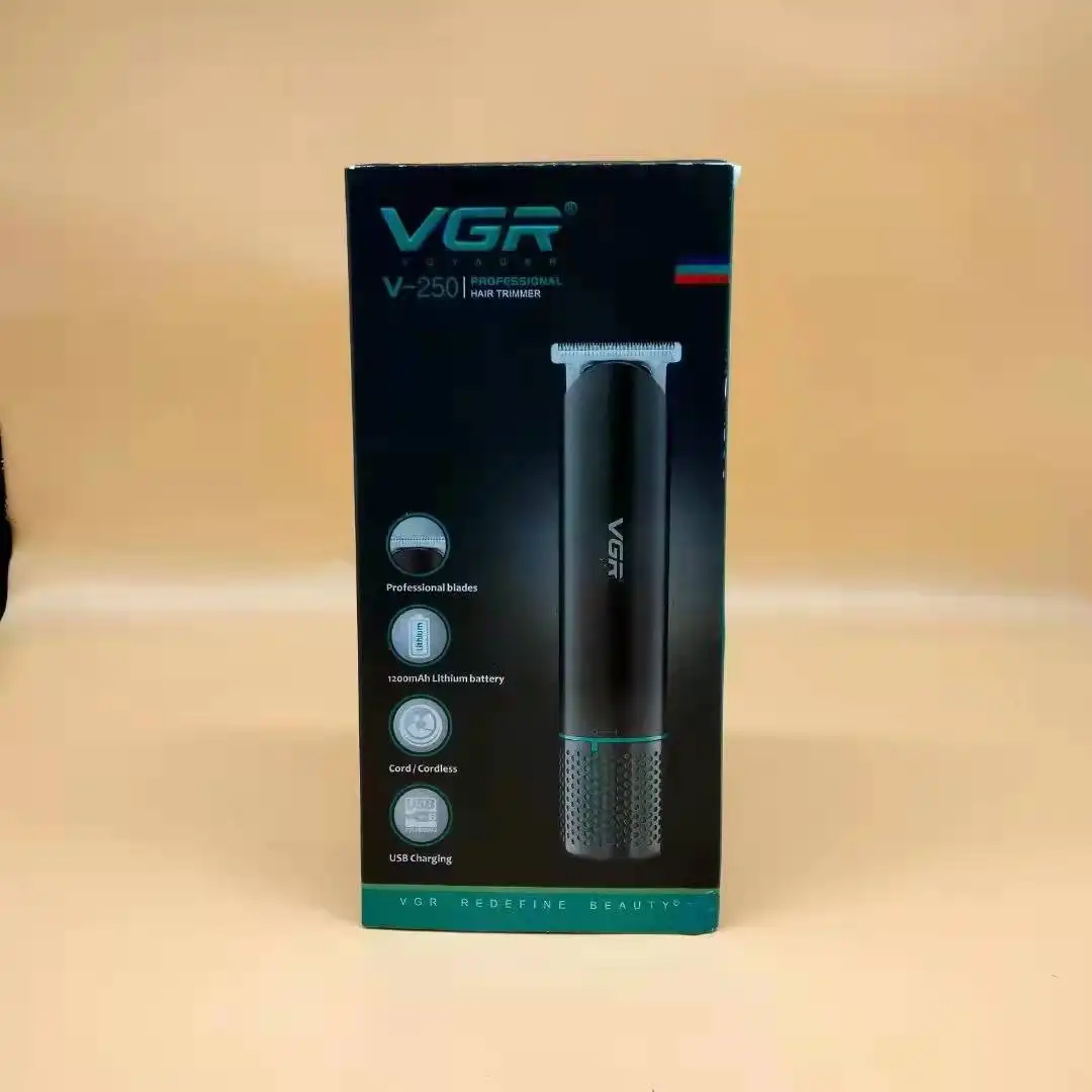 VGR V-250 sıcak satış düşük gürültü saç kesme makinesi erkekler için ve bebek elektrikli saç kesme makinesi