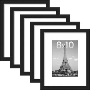 A1A2A3A4A74x65X76X88x1011x1412x1612x1816x2018x24,24x36 Handmade Modern MDF <b>Black</b> White Poster <b>Photo</b> <b>Frames</b> - Product Image 1
