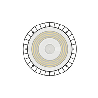 Lampe Panneau LED 5W à Installation Sans Outil, Boîtier Plastique, Autonomie 3 Heures, Étanchéité IP65, Connecteur Rapide, Idéale Urgences