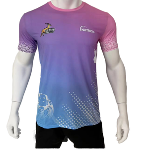 T-shirt pour homme en polyester imprimé, léger et décontracté, personnalisable - Product Image 1