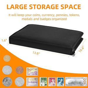 สมุดสะสมเหรียญกันไฟ YY แบบพกพา 300 ช่อง สำหรับนักสะสม - Product Image 3
