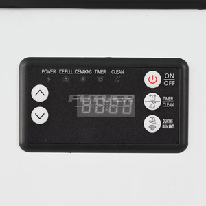 Machine à glaçons électrique en acier inoxydable à refroidissement par air, production quotidienne de 80 kg, forme de cube, best-seller - Product Image 3