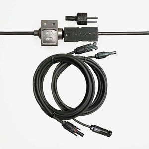 Câbles d'alimentation de connexion de panneaux solaires industriels gaine en cuivre étamé XLPE/PVC 16A 6mm couleur rouge noir rouleau de 5m - Product Image 1